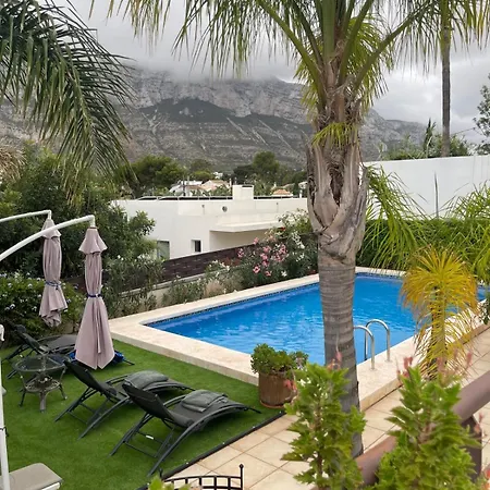 Villa Castillitos En El Aire En Lo Alto Del Montgo-denia-piscina